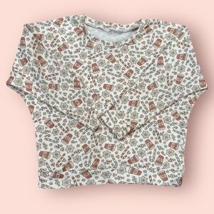 Toddler Holiday Thermal Top w/ Dolman Sleeves | 5T